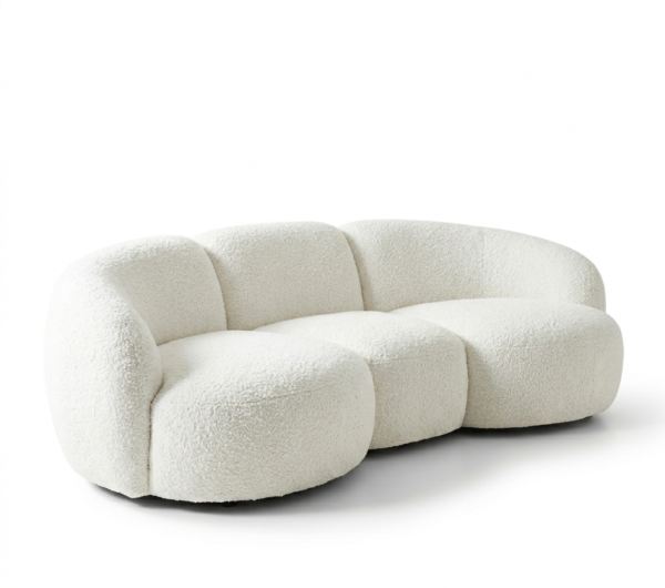 The Croissant Curved Loveseat