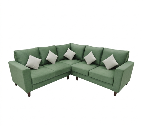 Evergreen Modern L-Shaped Corner Sofa