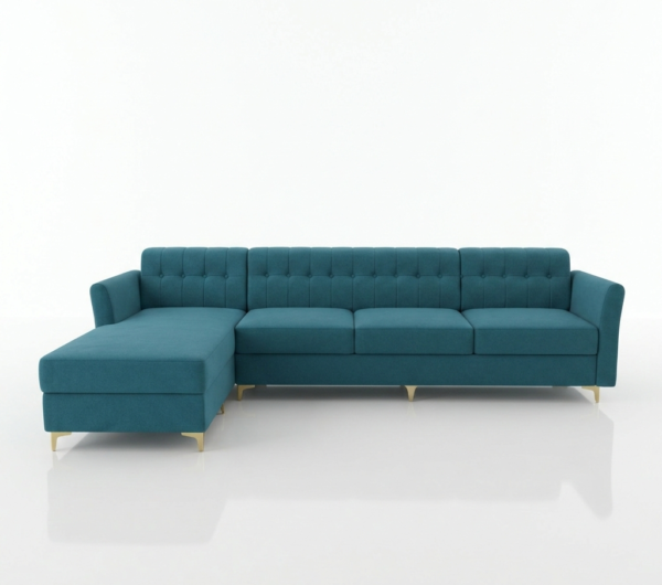 The Azure Mid-Century L-Sectional